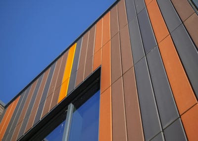 blue sky and building