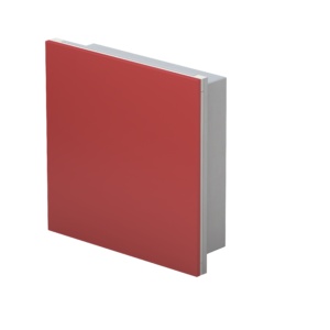 Red Facade Panel
